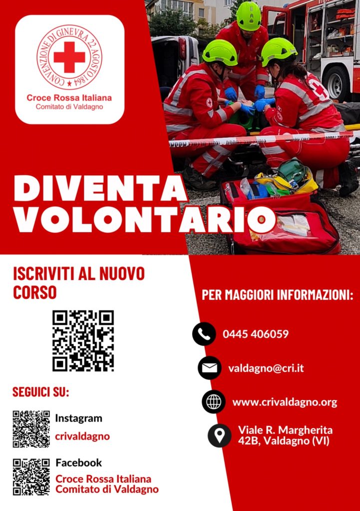 Volantino Diventa Volontario 2024